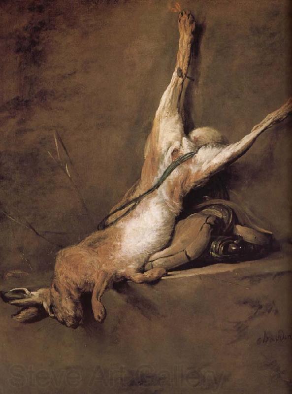 Jean Baptiste Simeon Chardin Tinderbox hare and hunting with Germany oil painting art